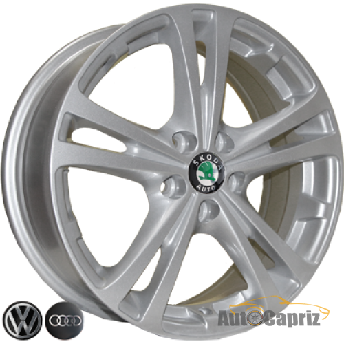 Диски Replica Skoda Z616 S R16 W6.5 PCD5x100 ET42 DIA57.1